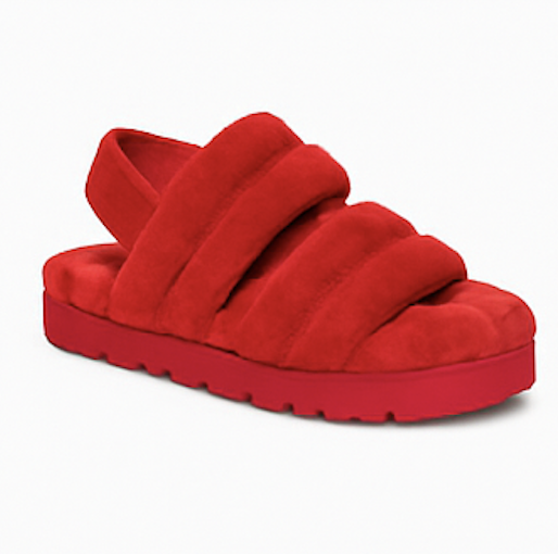 Red sandal slipper